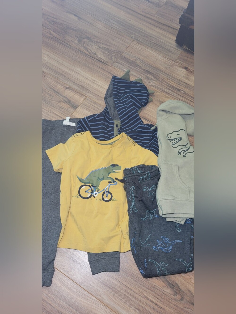 Boys 4-5y 2 Sets Of Dino Sweatpants/Sweatshirts